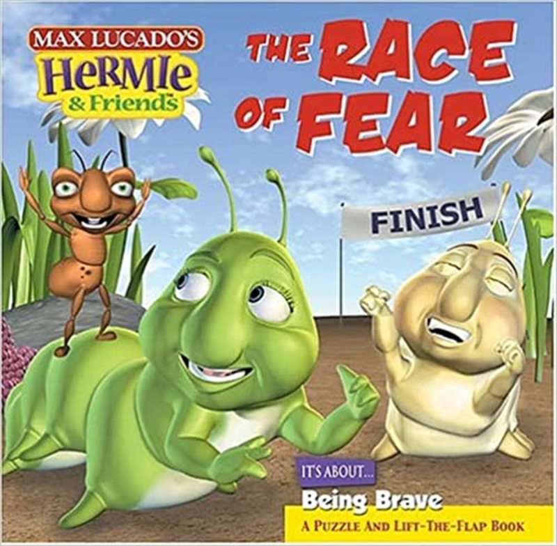 Book cover for "The Race of Fear" by Max Lucado