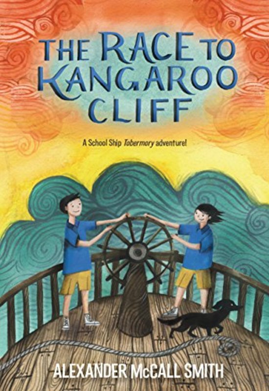 Book cover for "The Race to Kangaroo Cliff" by Alexander McCall Smith