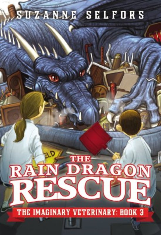 Book cover for "The Rain Dragon Rescue" by Suzanne Selfors