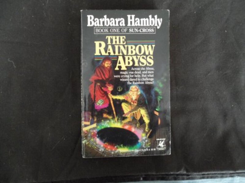 Book cover for "The Rainbow Abyss" by Barbara Hambly