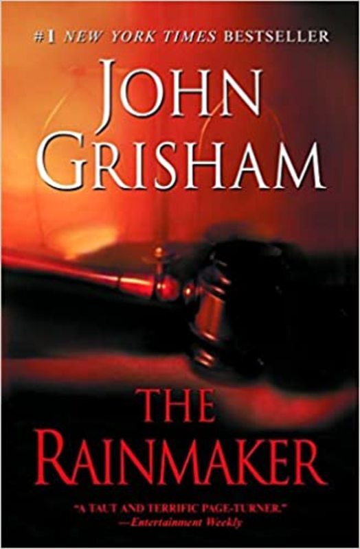 Book cover for "The Rainmaker"