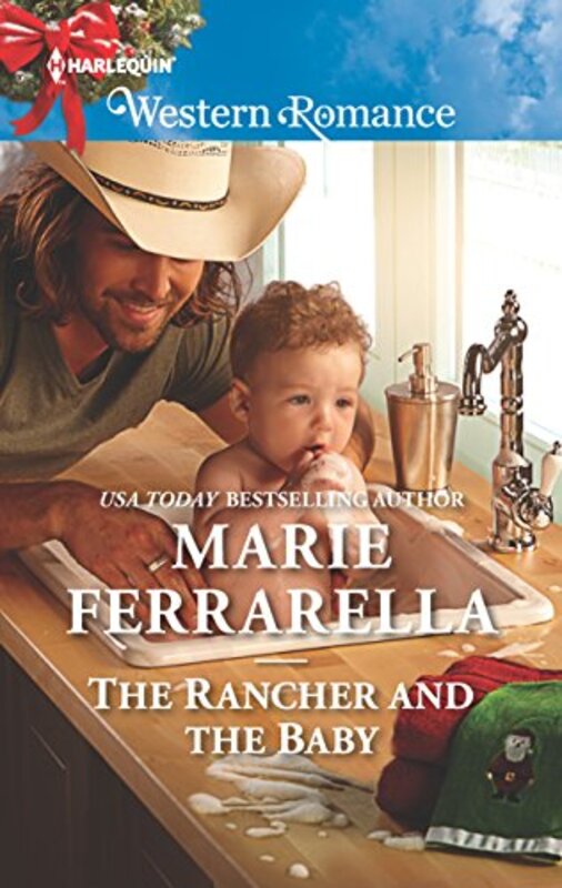 Book cover for "The Rancher and the Baby" by Marie Ferrarella
