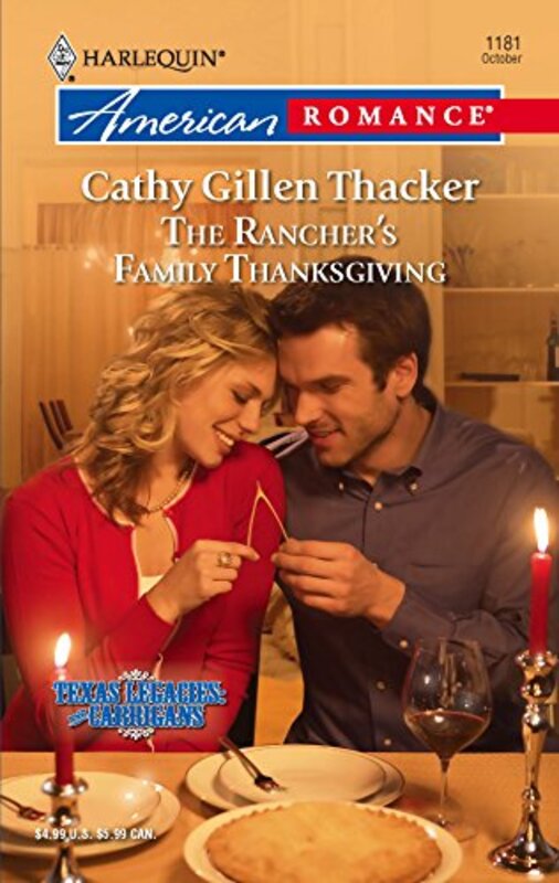 Book cover for "The Rancher's Family Thanksgiving" by Cathy Gillen Thacker