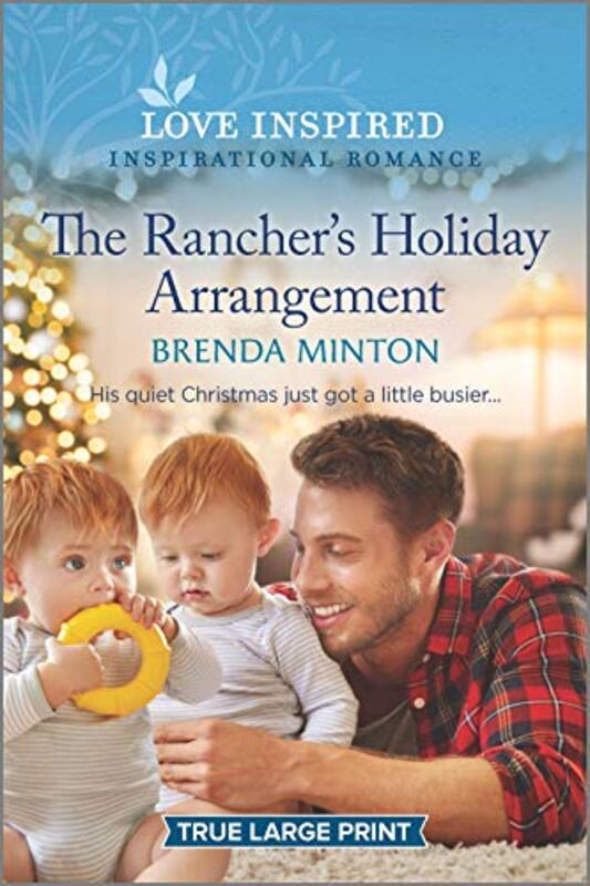 Book cover for "The Rancher's Holiday Arrangement" by Brenda Minton