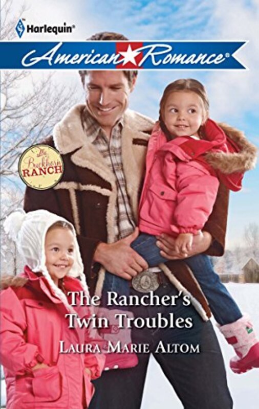 Book cover for "The Rancher's Twin Troubles" by Laura Marie Altom