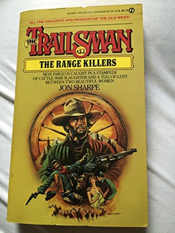 Book cover for "The Range Killers" by Jon Sharpe