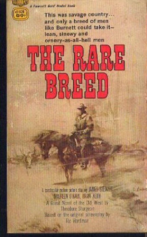 Book cover for "The Rare Breed" by Theodore Sturgeon