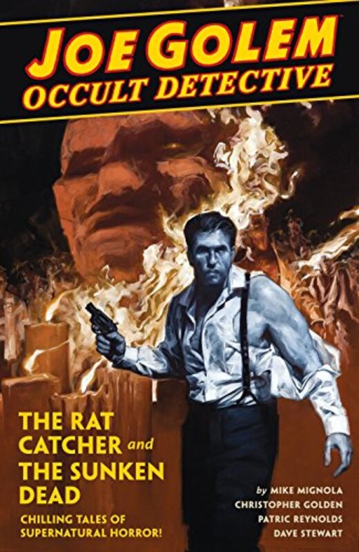 Book cover for "The Rat Catcher and The Sunken Dead" by Mike Mignola