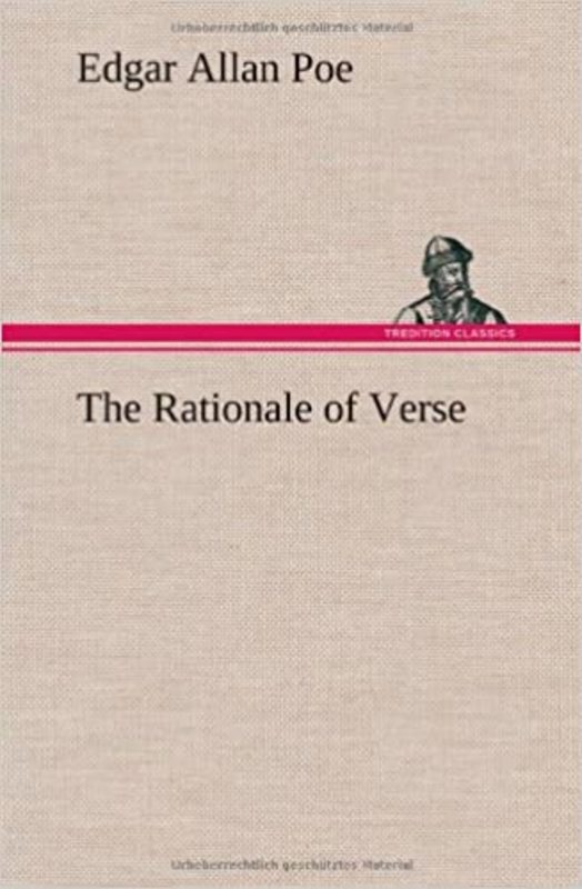 Book cover for "The Rationale of Verse" by Edgar Allan Poe
