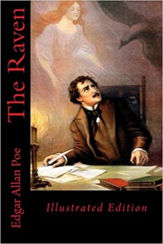Book cover for "The Raven" by Edgar Allan Poe