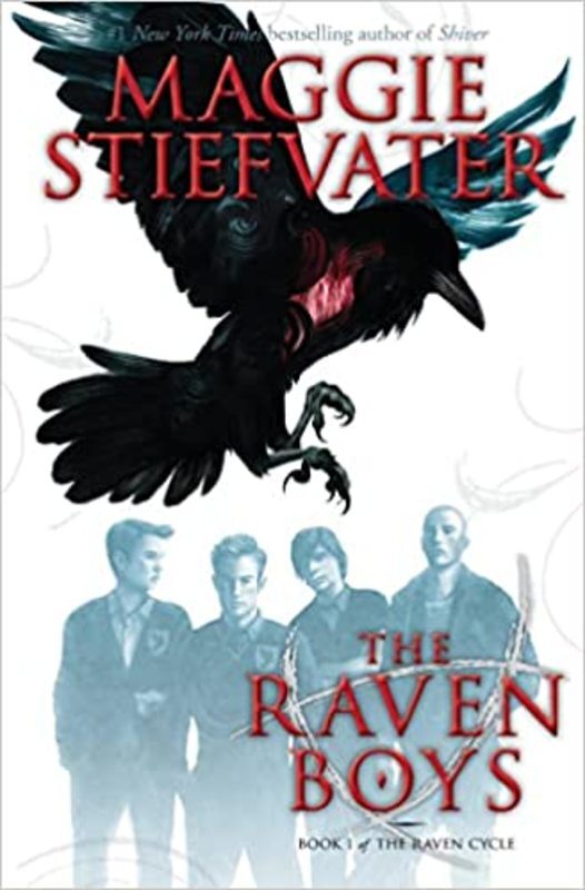 Book cover for "The Raven Boys" by Maggie Stiefvater