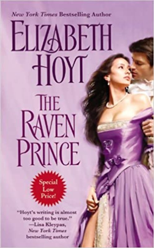 Book cover for "The Raven Prince" by Elizabeth Hoyt