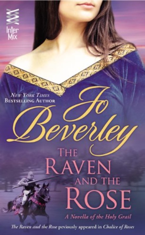 Book cover for "The Raven and the Rose" by Jo Beverley