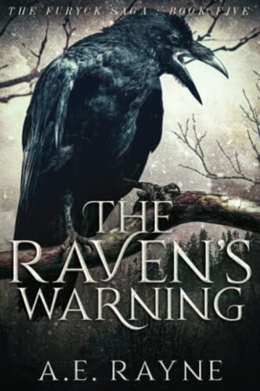Book cover for "The Raven's Warning" by AE Rayne