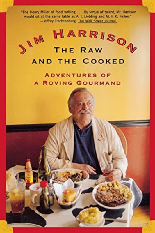 Book cover for "The Raw and the Cooked" by Jim Harrison