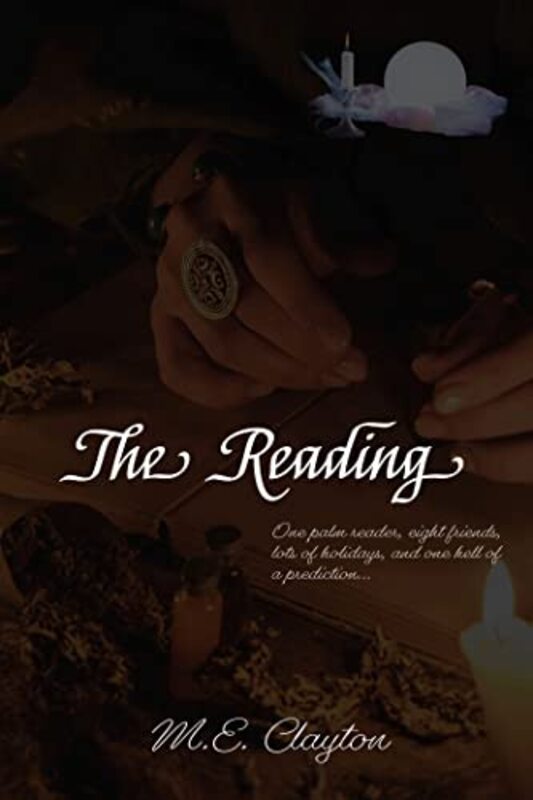 Book cover for "The Reading" by ME Clayton