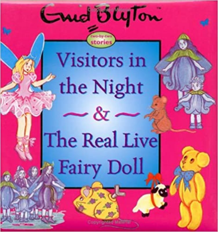 Book cover for "The Real Fairy Doll & Visitors in the Night" by Enid Blyton