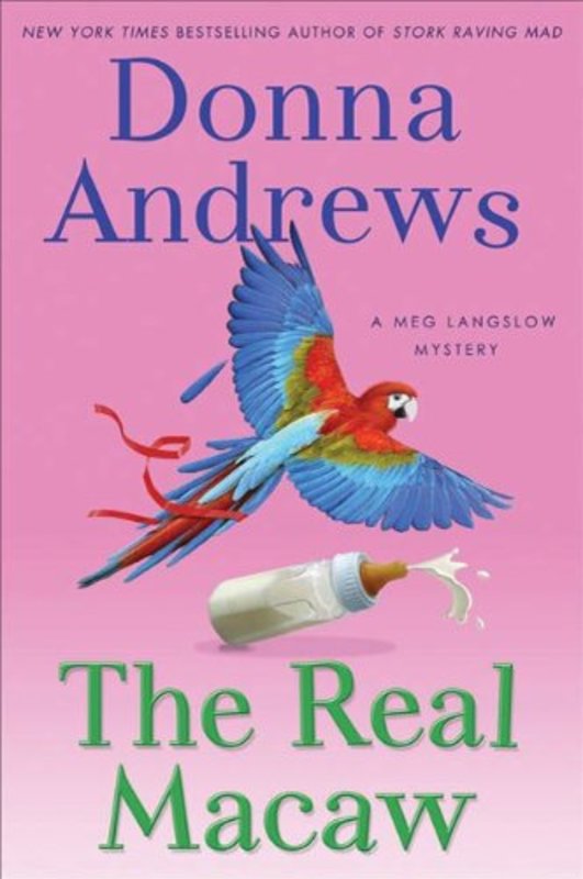 Book cover for "The Real Macaw" by Donna Andrews