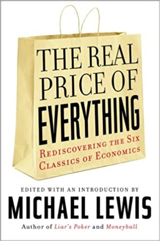 Book cover for "The Real Price of Everything" by Michael Lewis