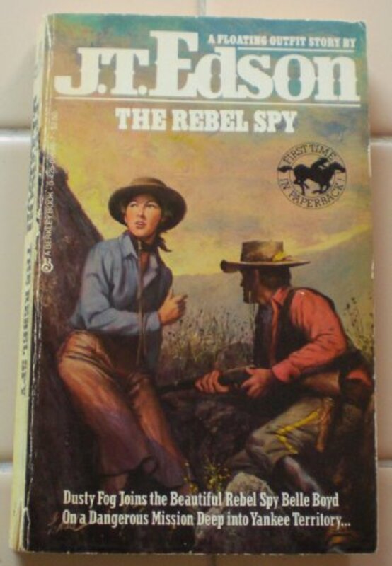 Book cover for "The Rebel Spy" by JT Edson