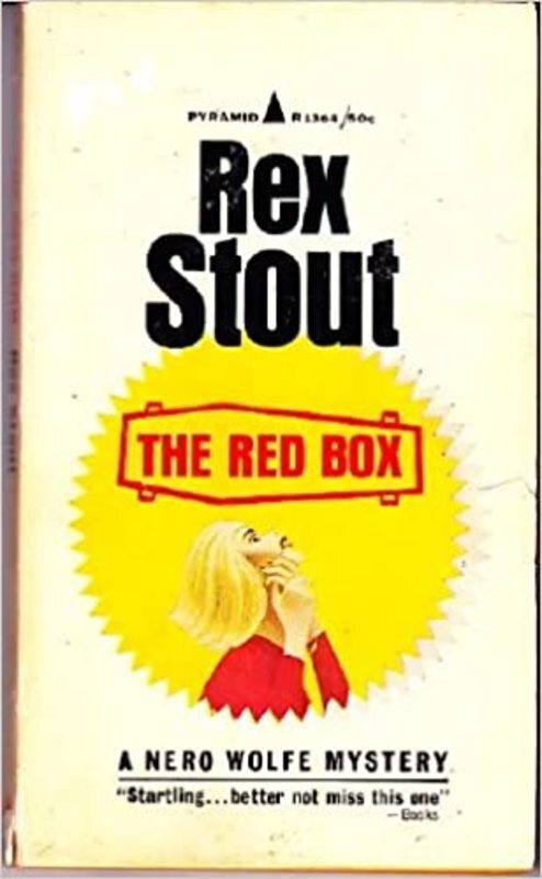 Book cover for "The Red Box" by Rex Stout