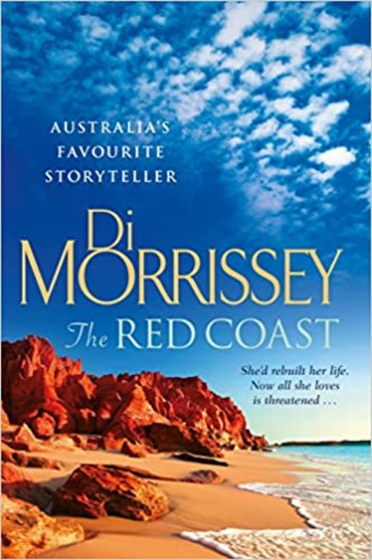 Book cover for "The Red Coast" by Di Morrissey