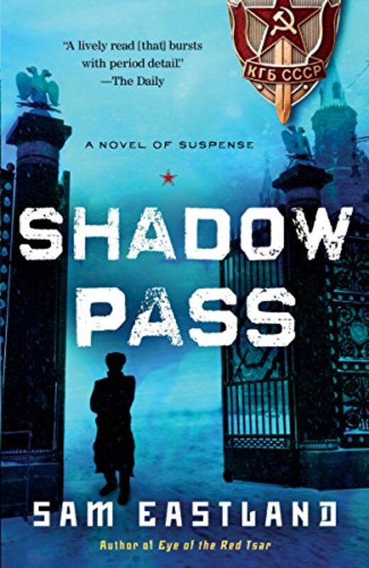Book cover for "The Red Coffin / Shadow Pass" by Sam Eastland