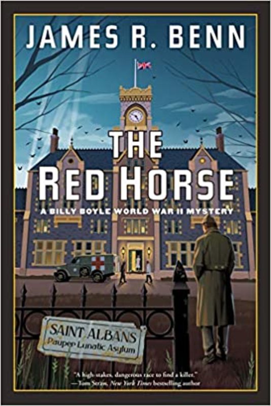 Book cover for "The Red Horse" by James R. Benn