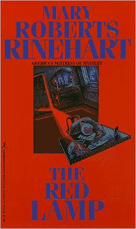 Book cover for "The Red Lamp" by Mary Roberts Rinehart