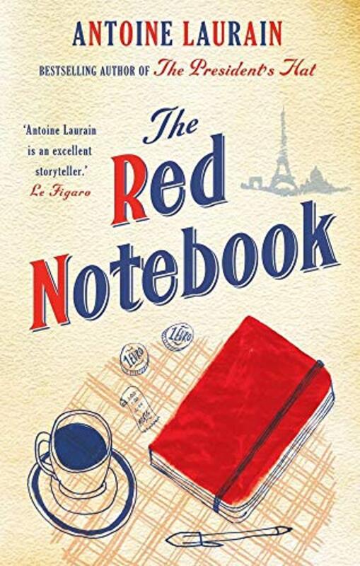 Book cover for "The Red Notebook" by Antoine Laurain