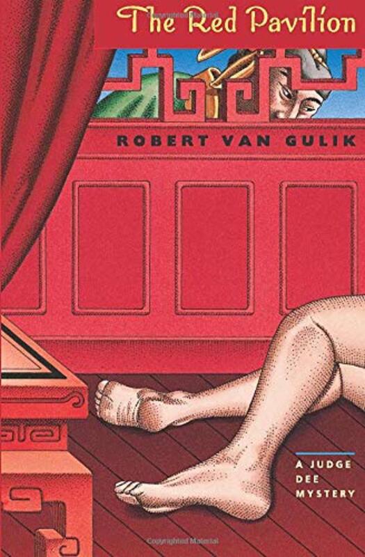 Book cover for "The Red Pavilion" by Robert Van Gulik
