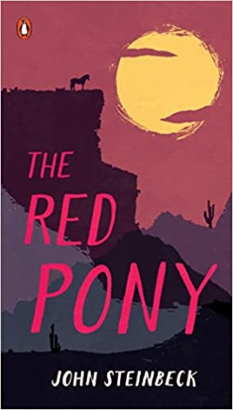 Book cover for "The Red Pony" by John Steinbeck