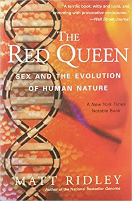 Book cover for "The Red Queen" by Matt Ridley