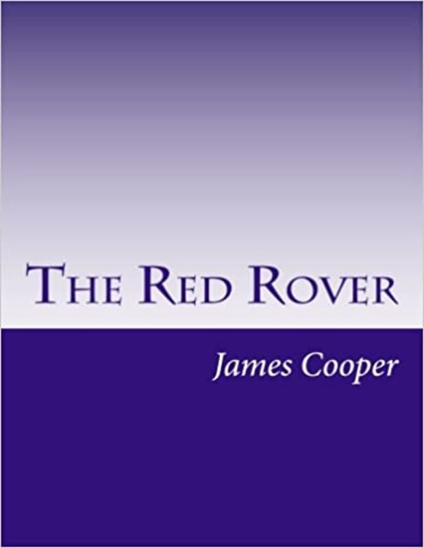 Book cover for "The Red Rover" by James Fenimore Cooper