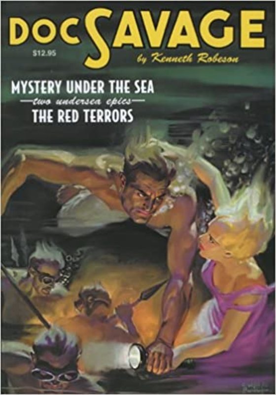 Book cover for "The Red Terrors" by Lester Dent