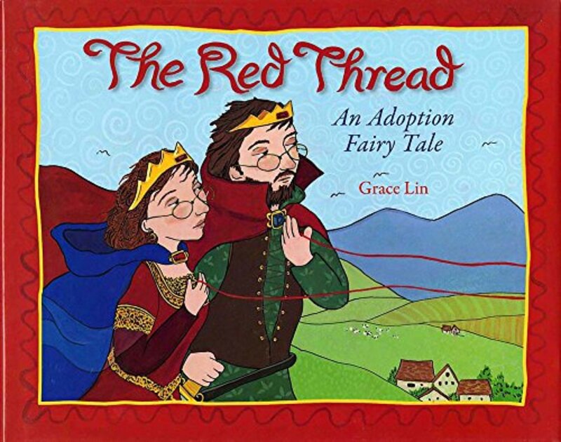 Book cover for "The Red Thread" by Grace Lin