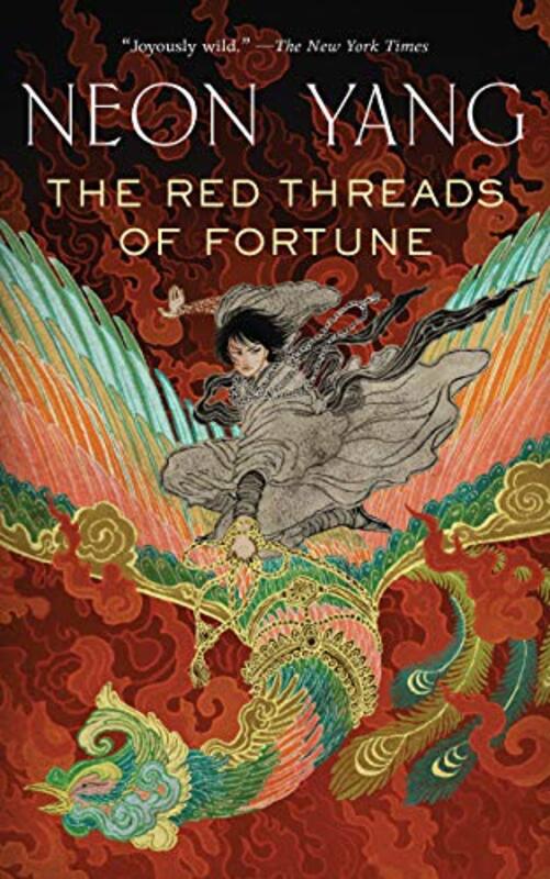 Book cover for "The Red Threads of Fortune" by JY Yang