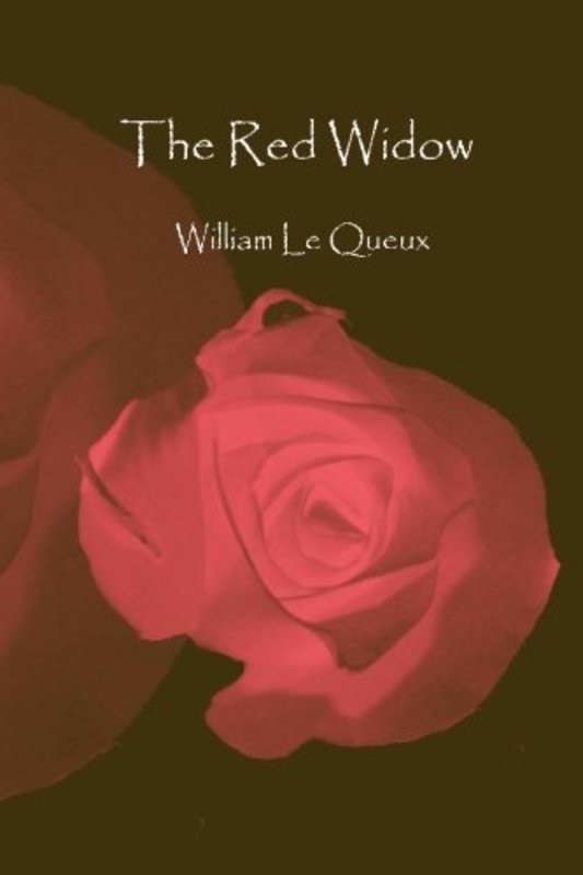 Book cover for "The Red Widow" by William Le Queux