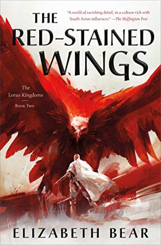 Book cover for "The Red-Stained Wings" by Elizabeth Bear