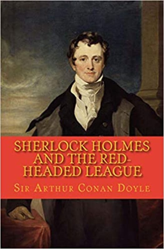 Book cover for "The Red-headed League" by Arthur Conan Doyle