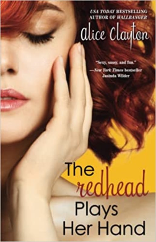 Book cover for "The Redhead Plays Her Hand" by Alice Clayton