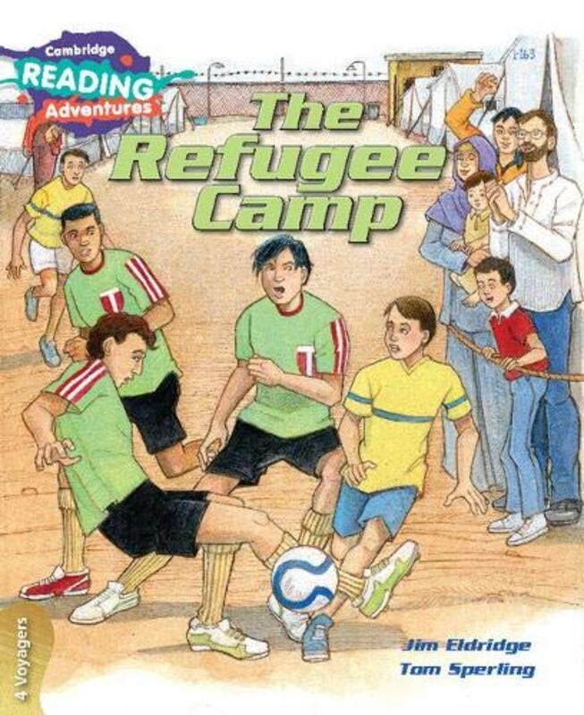Book cover for "The Refugee Camp" by Jim Eldridge