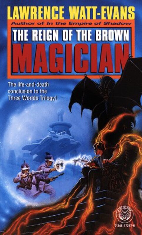 Book cover for "The Reign of the Brown Magician" by Lawrence Watt Evans