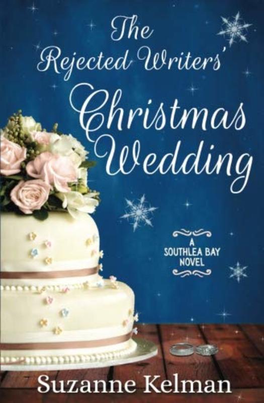 Book cover for "The Rejected Writers' Christmas Wedding" by Suzanne Kelman