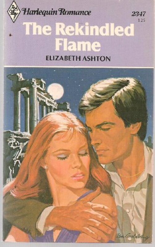 Book cover for "The Rekindled Flame" by Elizabeth Ashton