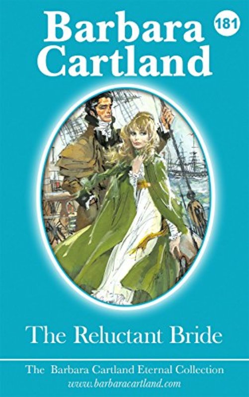 Book cover for "The Reluctant Bride" by Barbara Cartland