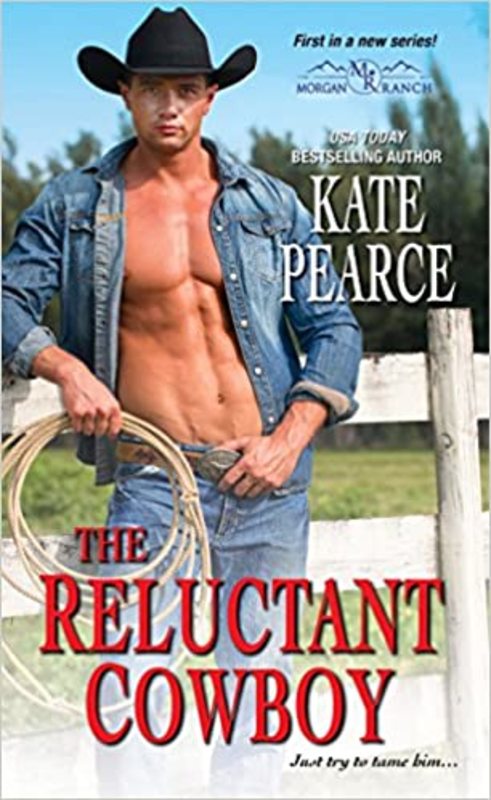 Book cover for "The Reluctant Cowboy" by Kate Pearce