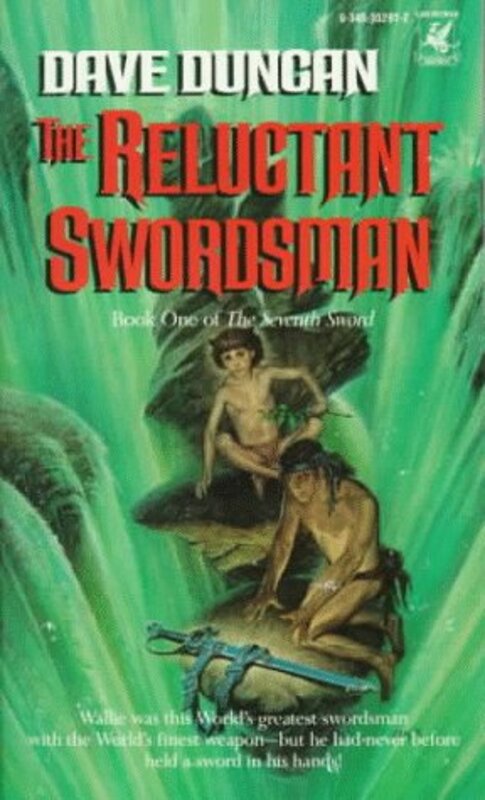 Book cover for "The Reluctant Swordsman" by Dave Duncan