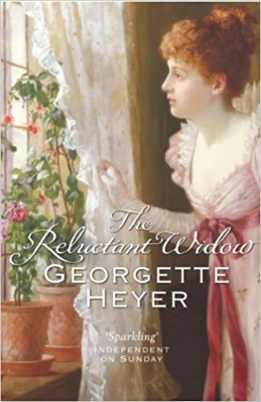 Book cover for "The Reluctant Widow" by Georgette Heyer