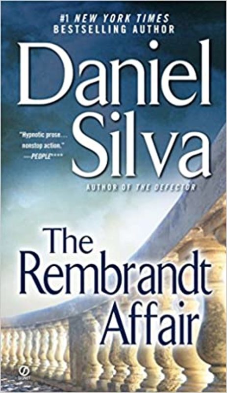 Book cover for "The Rembrandt Affair" by Daniel Silva